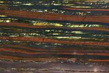 Polished Tiger Iron Stromatolite - ( Billion Years) #92946-1